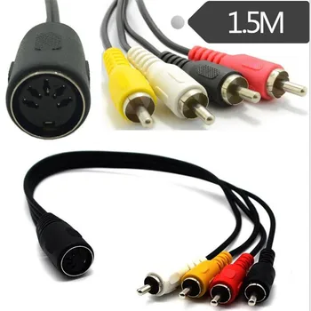 5-core DIN female to 4RCA male lotus vintage audio equipment adapter cable 4RCA lotus jack audio 1.5m
5-core DIN female to 4RCA male lotus vintage audio equipment adapter cable 4RCA lotus jack audio 1.5m