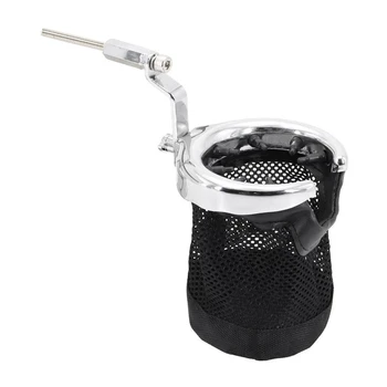 Universal Motorcycle Metal Drink Holder with Mesh Basket for 2001-2017 Honda Gold Wing GL1800 
Universal Motorcycle Metal Drink Holder with Mesh Basket for 2001-2017 Honda Gold Wing GL1800