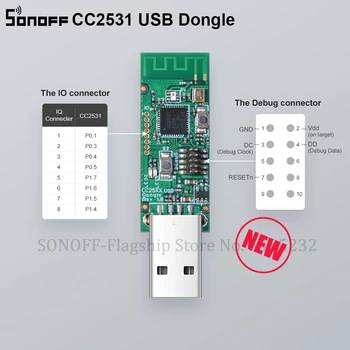 Itead SONOFF Dongle Zigbee CC2531 USB Dongle Module Bare Board Packet Protocol Analyzer Interface Dongle Capture Packet Module
Itead SONOFF Dongle Zigbee CC2531 USB Dongle Module Bare Board Packet Protocol Analyzer Interface Dongle Capture Packet Module