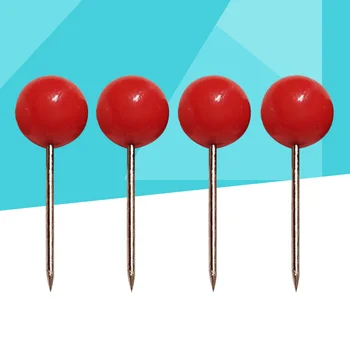 100Pcs Push Pins Round Ball Head Map Tacks with Stainless Point for Office Home Crafts DIY Marking (Red)
100Pcs Push Pins Round Ball Head Map Tacks with Stainless Point for Office Home Crafts DIY Marking (Red)