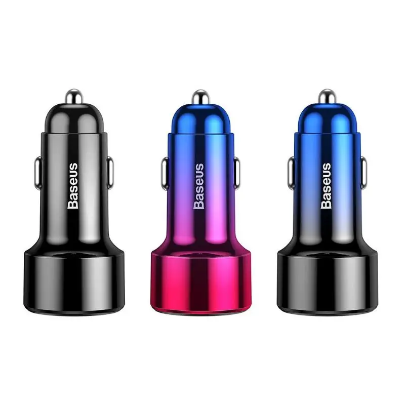 Baseus 45W USB Car Charger Type C PD Fast Phone Charger Auto Charge DC 12V-24V Cargador De Baterias Para Automovil
Baseus 45W USB Car Charger Type C PD Fast Phone Charger Auto Charge DC 12V-24V Cargador De Baterias Para Automovil