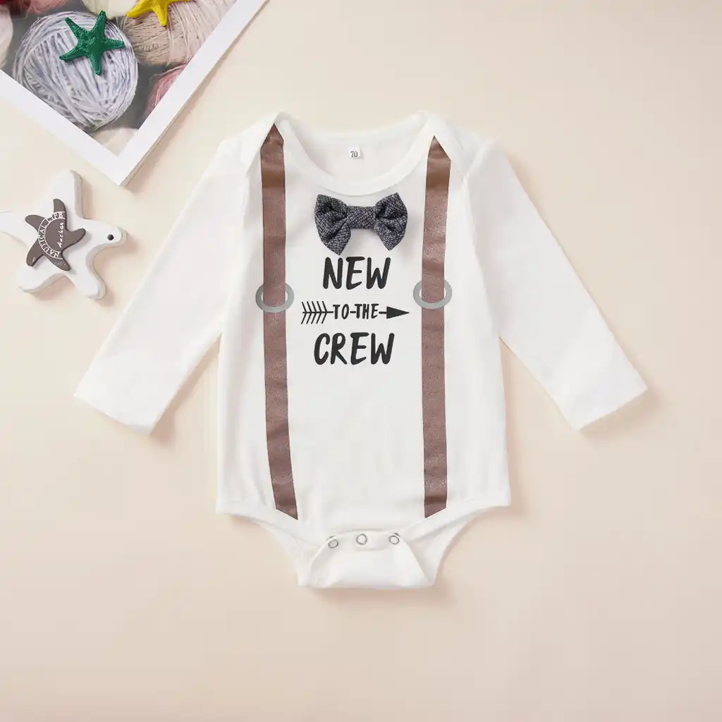 3pcs newborn infant baby boys clothes long sleeve