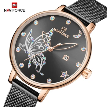 Top Brand NAVIFORCE Women Quartz Watches Ladies Fashion Simple Luxury Watch Female Waterproof Date Wristwatch Relogio Feminino
Top Brand NAVIFORCE Women Quartz Watches Ladies Fashion Simple Luxury Watch Female Waterproof Date Wristwatch Relogio Feminino