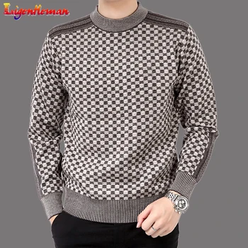 Autumn Winter Mens Thick Warm Cashmere Turtleneck men's sweater wool 2020 splice slim Fit knittwear Men Classic Knitwear
Autumn Winter Mens Thick Warm Cashmere Turtleneck men's sweater wool 2020 splice slim Fit knittwear Men Classic Knitwear