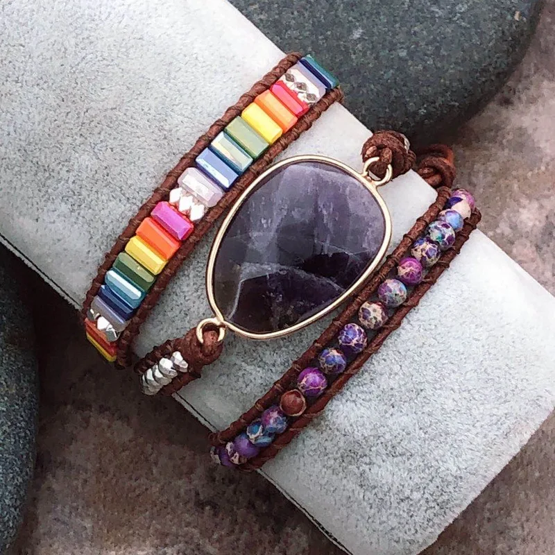 2020 Fashion Design Rainbow Hand-woven Five-layer Bracelet Bohemian Creative Multilayer Bracelet Evil Eye Bracelet
2020 Fashion Design Rainbow Hand-woven Five-layer Bracelet Bohemian Creative Multilayer Bracelet Evil Eye Bracelet