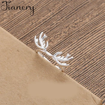 JIANERY Wholesale Real 925 Sterling Silver Deer Antlers Rings For Women Big Antique Rings Finger Jewelry High Quality
JIANERY Wholesale Real 925 Sterling Silver Deer Antlers Rings For Women Big Antique Rings Finger Jewelry High Quality