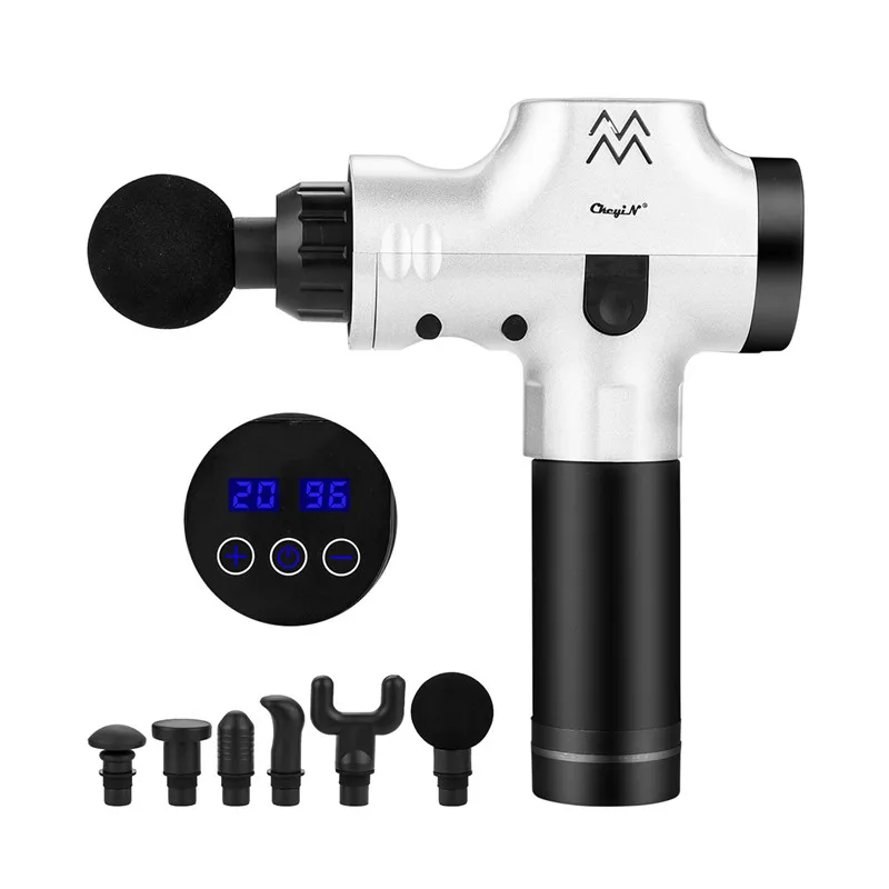 Electric Massage Gun Handheld Fascia Gun Deep Tissue Massager Vibration Muscle Pain Relief Body Relax Therapy Rechargeable 45
Electric Massage Gun Handheld Fascia Gun Deep Tissue Massager Vibration Muscle Pain Relief Body Relax Therapy Rechargeable 45