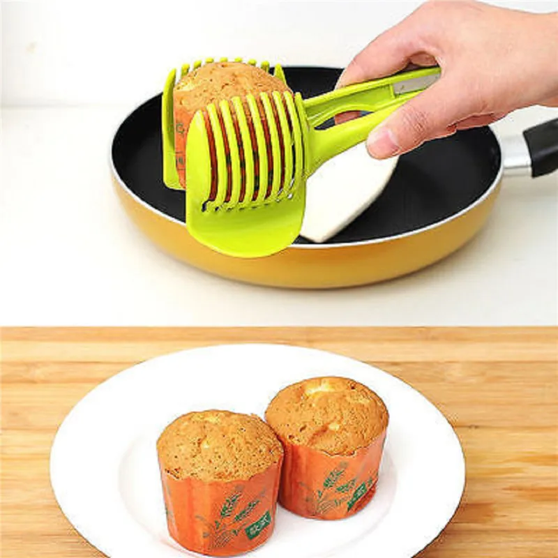 

Plastic Potato Slicer Kitchen Accessories Tomato Cutter Tool Shreadders Fruit Lemon Cutting Holder Slice Assistant Cooking Tools