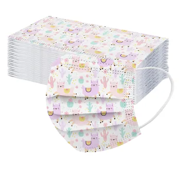 10/20/30/40pc Children Cartoon Print Mask 3-layer Meltblown Cloth Disposable Mask Three-layer Filtration Windproof Mascarillas 
10/20/30/40pc Children Cartoon Print Mask 3-layer Meltblown Cloth Disposable Mask Three-layer Filtration Windproof Mascarillas