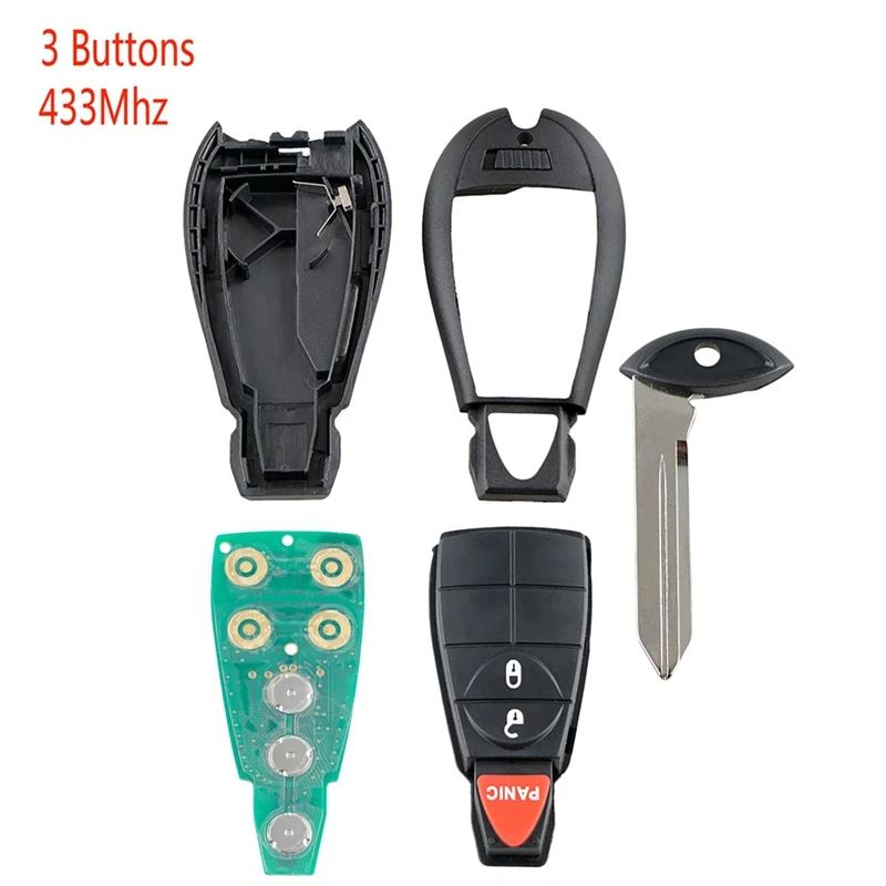 Car Smart Remote Key 3 Buttons Fit For Dodge Ram 1500 2500 3500 2013-2017 Gq4-53T 433Mhz
Car Smart Remote Key 3 Buttons Fit For Dodge Ram 1500 2500 3500 2013-2017 Gq4-53T 433Mhz