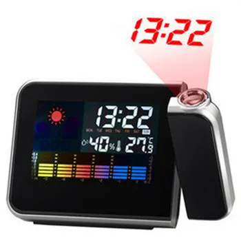 LED Digital Alarm Clock Ceiling Projection Weather Tempreture Thermometer Desk Table Clock With LED Back Light Snooze
LED Digital Alarm Clock Ceiling Projection Weather Tempreture Thermometer Desk Table Clock With LED Back Light Snooze
