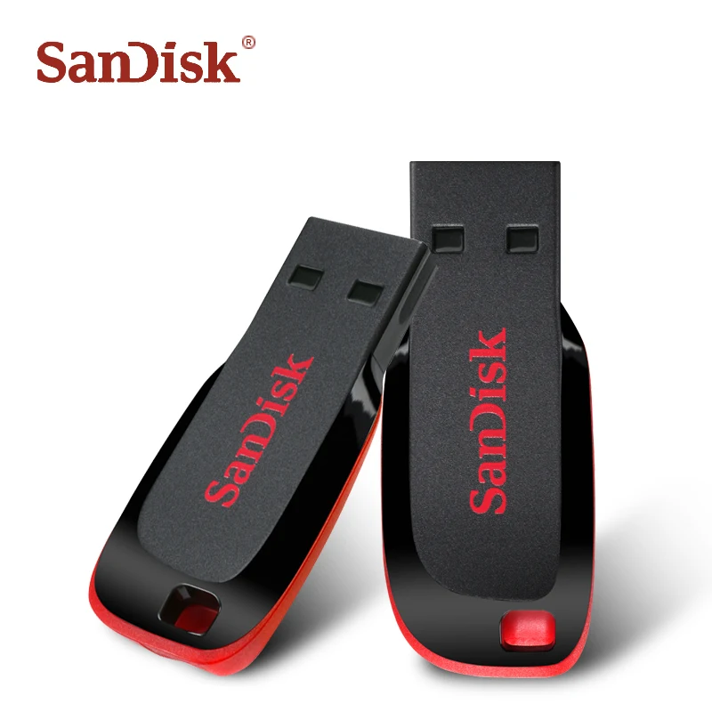 Фото Высокое качество SanDisk CZ50 USB 2 0 флешки флеш-карта накопитель 64 Гб 128 ГБ мини флешка