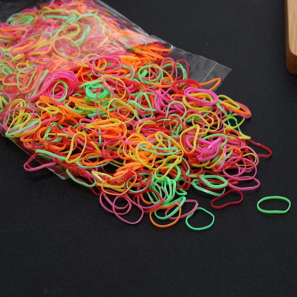 1000pcs/Bag Child Baby Rubber Hairband Rope Silicone Ponytail Holder Elastic TPU Hair Holder Tie Gum Rings Girl Hair Accessories
1000pcs/Bag Child Baby Rubber Hairband Rope Silicone Ponytail Holder Elastic TPU Hair Holder Tie Gum Rings Girl Hair Accessories