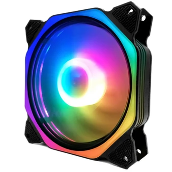 Computer PC RGB Color-Changing Symphony LED Light Case Fans LED Computer Cooler Computer Cooling Fan(Colorful Inside and Outside
Computer PC RGB Color-Changing Symphony LED Light Case Fans LED Computer Cooler Computer Cooling Fan(Colorful Inside and Outside