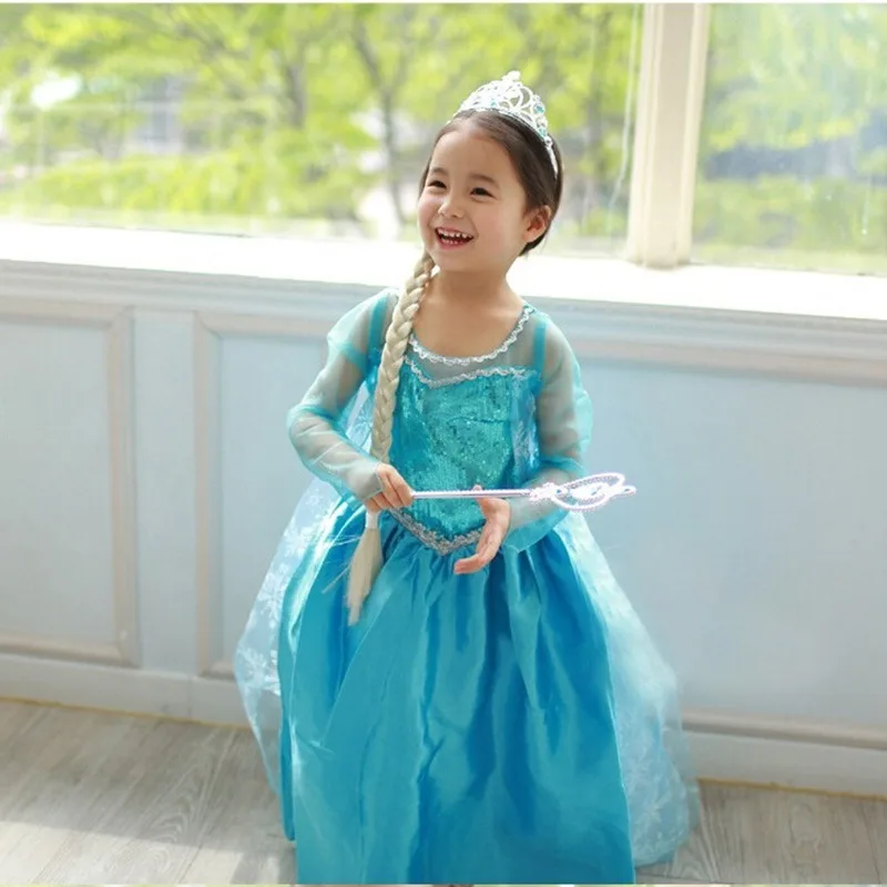 New Blue Baby Girls Kids Frozen Costume Dress Snow Princess Queen Dress Up Children's Party Gown Cosplay Tulle Dress 3-8 Years
New Blue Baby Girls Kids Frozen Costume Dress Snow Princess Queen Dress Up Children's Party Gown Cosplay Tulle Dress 3-8 Years