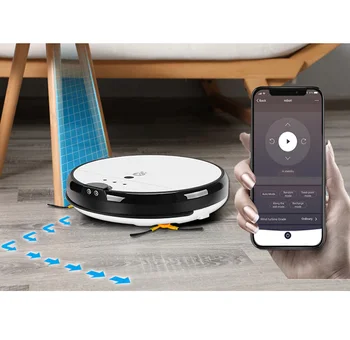 

Robotic Vacuum Cleaner Miniroom Function Virtual Wall Powerful Suction Automatic Recharge