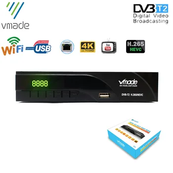 Vmade Digital HD TV receiver DVB T2 Digital TV Tuner decoder H.265 DVB T/T2 support YouTube WIFI receptor DVB T2 set top box
Vmade Digital HD TV receiver DVB T2 Digital TV Tuner decoder H.265 DVB T/T2 support YouTube WIFI receptor DVB T2 set top box