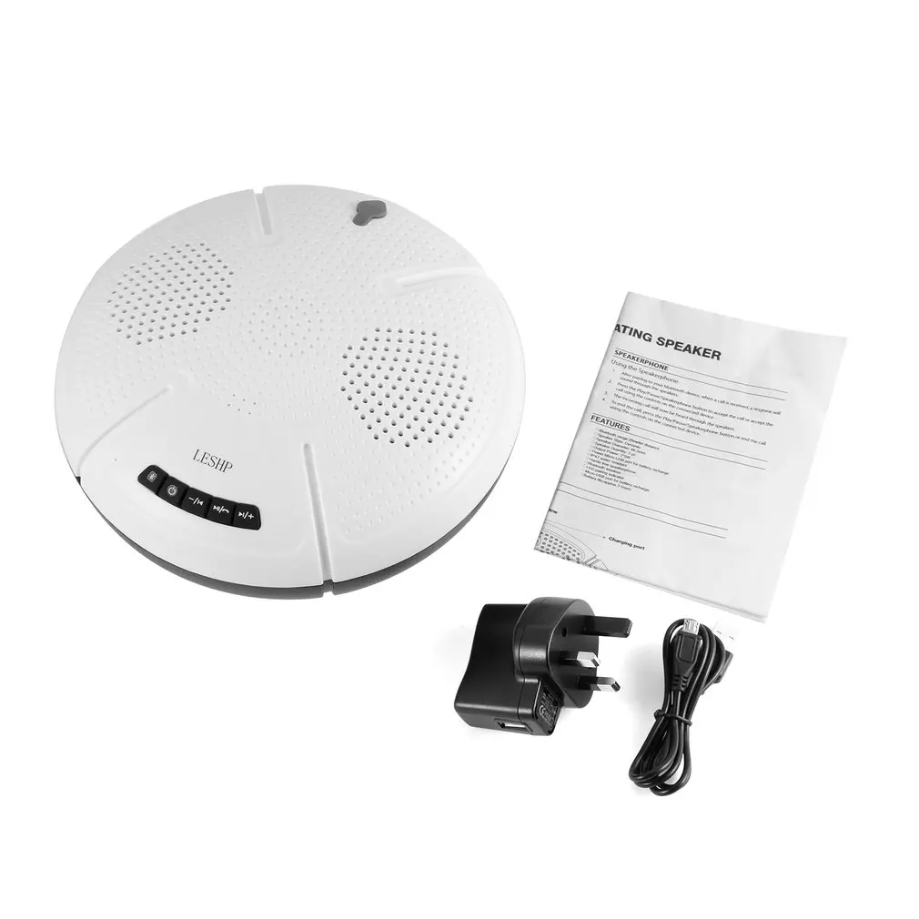 LESHP LED Indicator Handfree Speakerphone Wireless Waterproof IP x7 Floating Speaker For Any Device |