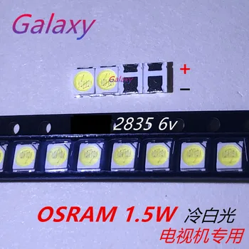 OSRAM LED Backlight High Power LED 1.5W 6V 1210 3528 2835 131LM Cool white LCD Backlight for TV TV Application 500pcs
OSRAM LED Backlight High Power LED 1.5W 6V 1210 3528 2835 131LM Cool white LCD Backlight for TV TV Application 500pcs