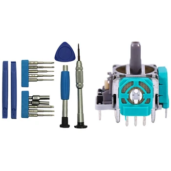 AMS-10 Pack 3D Joystick Axis Analog Sensor Analog Module for One & 15Pcs of Game Machine Disassembly Tools for Nintendo
AMS-10 Pack 3D Joystick Axis Analog Sensor Analog Module for One & 15Pcs of Game Machine Disassembly Tools for Nintendo