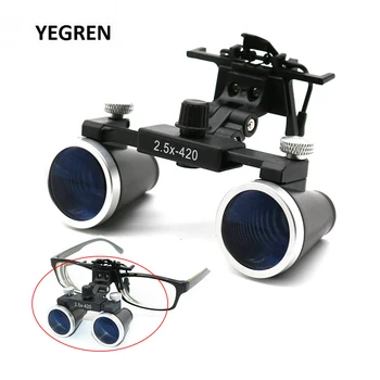 2.5X 3.5X Dental Loupes Binocular Magnifying Glass Galilean Medical Magnifier Coated Optical Lens with Clip f/ Dentist Surgical
2.5X 3.5X Dental Loupes Binocular Magnifying Glass Galilean Medical Magnifier Coated Optical Lens with Clip f/ Dentist Surgical