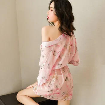 Women Wedding Bridal Belt Bath Robe Pyjama Sleepwear 5 Colors Nightdress Bathrobe Nightgown Summer Chiffon Kimono Sexy Robes
Women Wedding Bridal Belt Bath Robe Pyjama Sleepwear 5 Colors Nightdress Bathrobe Nightgown Summer Chiffon Kimono Sexy Robes