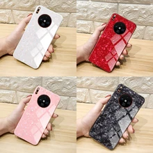 

Phone Case For Huawei P9 P10 P20 P30 P40 Pro Plus lite maimang 6 7 Shockproof Protective Cover On The Back Of The Glass Shell