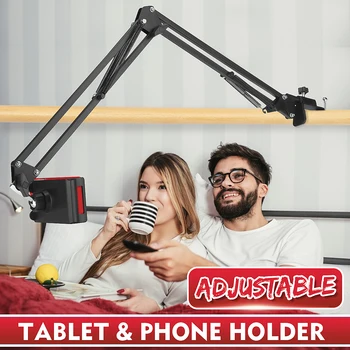 Adjustable Mobile Phone Holder For 4-11 inch Tablet Phone Long Arm Bed Desk Stand Phone Mount Mobile Support Holder Stand
Adjustable Mobile Phone Holder For 4-11 inch Tablet Phone Long Arm Bed Desk Stand Phone Mount Mobile Support Holder Stand