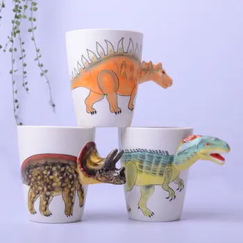Personalized Hand-painted Dinosaur Mug Handmade Creative Ceramic Water Cup Lid Spoon Set Children Cups Porcelain Coffee Mugs
Personalized Hand-painted Dinosaur Mug Handmade Creative Ceramic Water Cup Lid Spoon Set Children Cups Porcelain Coffee Mugs
