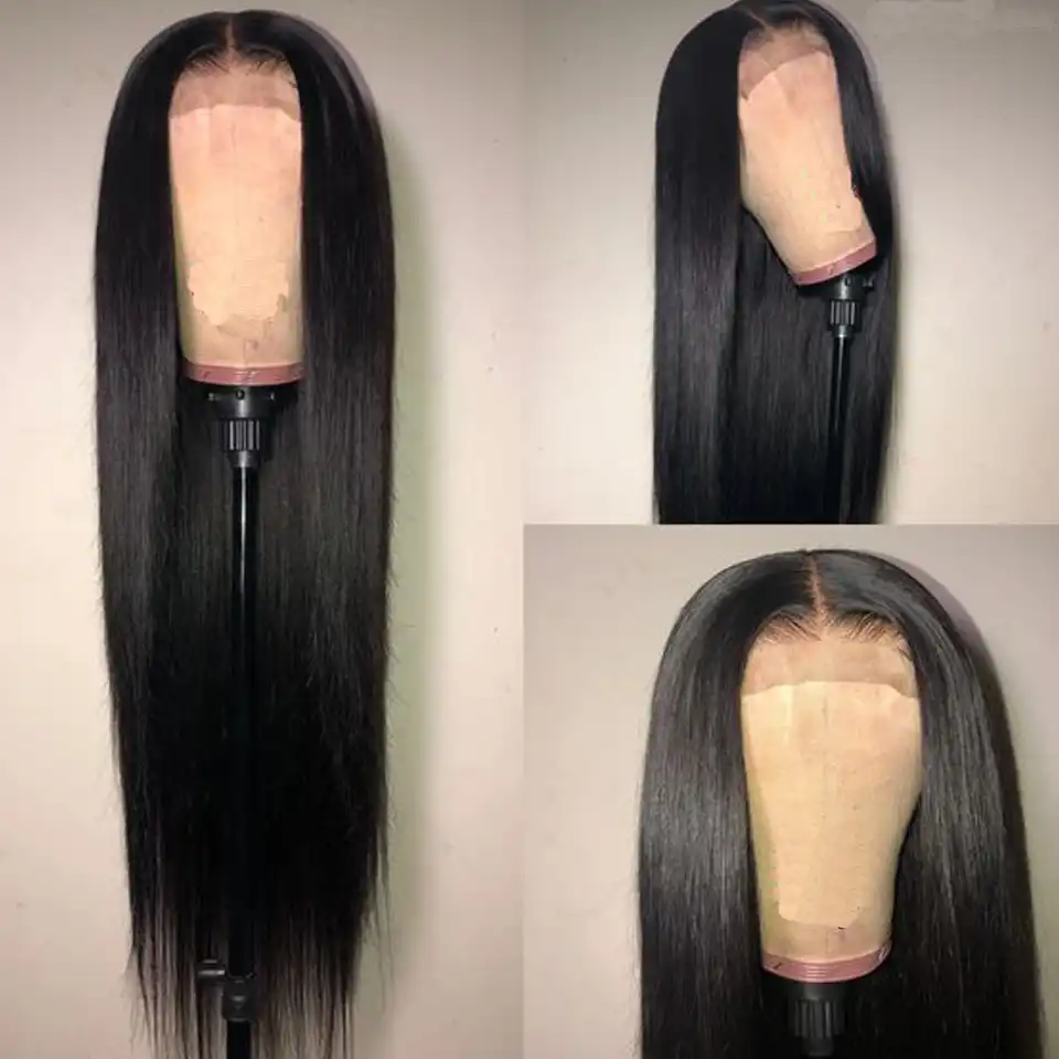 Lace Front Human Hair Wigs Straight 4x4 Lace Closure 13x4 Lace Frontal Brazilian Human Hair Wigs For Black Women Ms Love Human Hair Lace Wigs Aliexpress