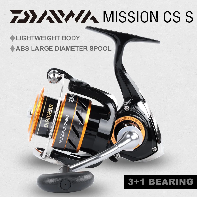 100% оригинальная DAIWA MISSION CS спиннинговая рыболовная Катушка 2000S 2500S 3000S передача 4000: