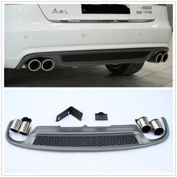 S-Line S4 Style Rear Diffuser & Exhaust Tip For 2013 2014 2015 2016 A4 B8.5 Sedan AA
S-Line S4 Style Rear Diffuser & Exhaust Tip For 2013 2014 2015 2016 A4 B8.5 Sedan AA