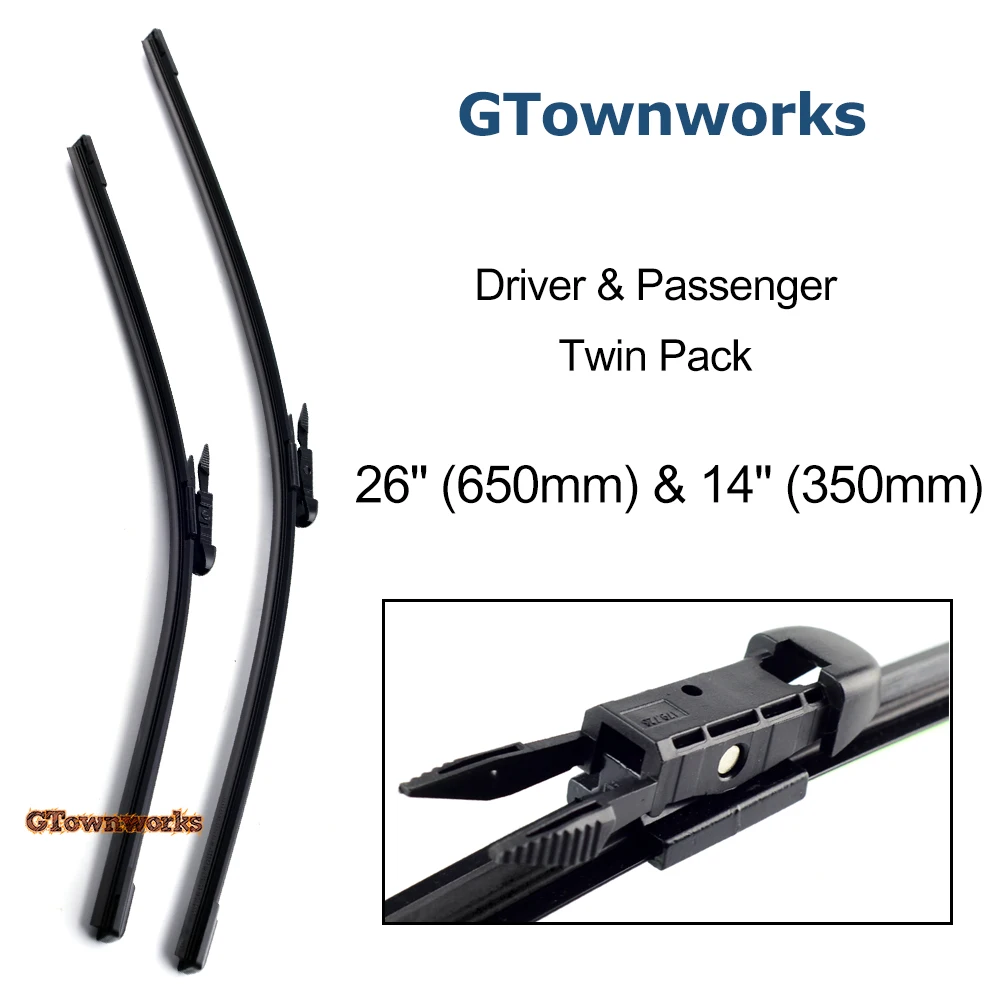 Wiper Blades For Renault Koleos SUV 2008-2016 Front Windshield Rubber Wipers 24'' 19''
Wiper Blades For Renault Koleos SUV 2008-2016 Front Windshield Rubber Wipers 24'' 19''