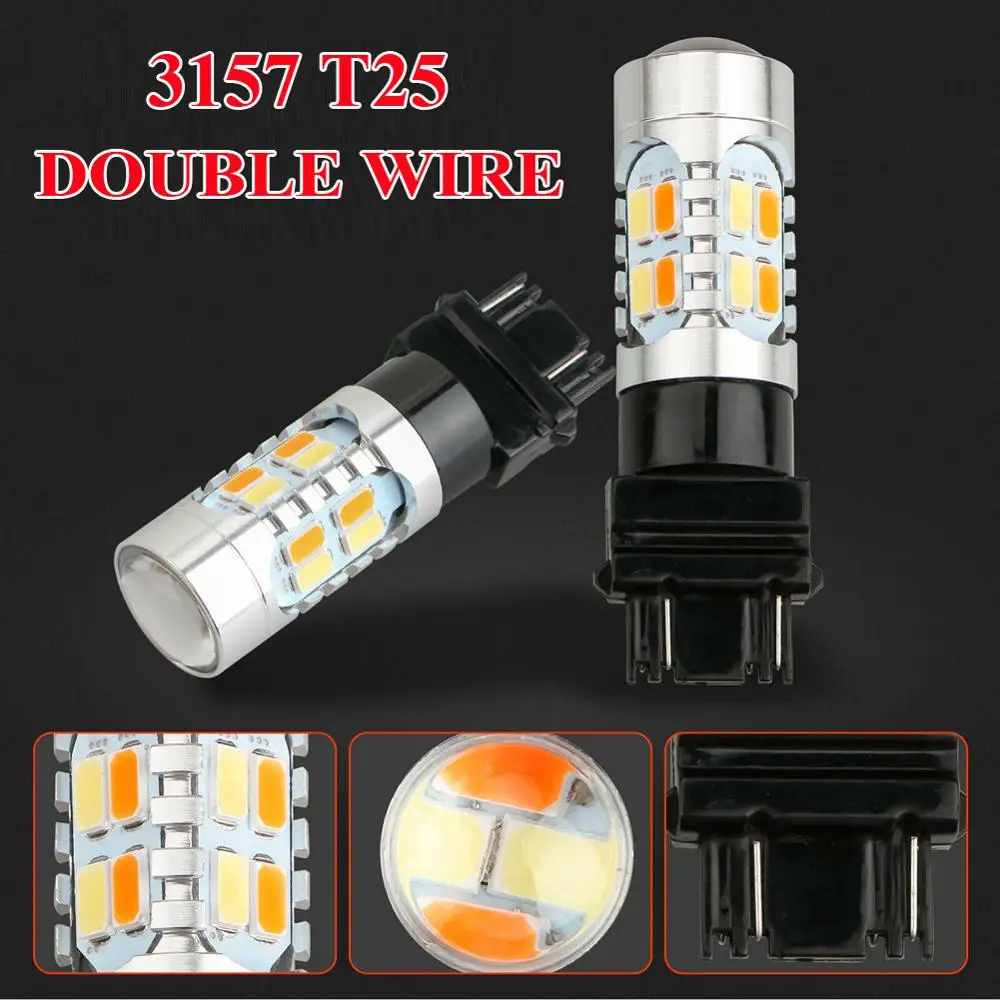2020 Hot Selling Error Free 3157 LED White/Amber Switchback Turn Signal Parking Light Bulbs
2020 Hot Selling Error Free 3157 LED White/Amber Switchback Turn Signal Parking Light Bulbs