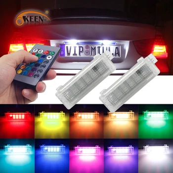 1set Error Free RGB 9SMD LED License Plate Light for BMW E39 E60 E82 E9 Auto Canbus 5050 Multi Color Lamp with Remote Controller
1set Error Free RGB 9SMD LED License Plate Light for BMW E39 E60 E82 E9 Auto Canbus 5050 Multi Color Lamp with Remote Controller