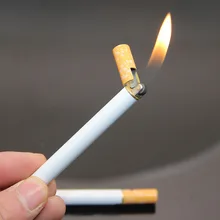 

EDC Mini Lighter Cigarette Shape Butane Torch Light Kitchen Outdoor Barbecue Gadget Funny Lighter Cute Gifts for Men