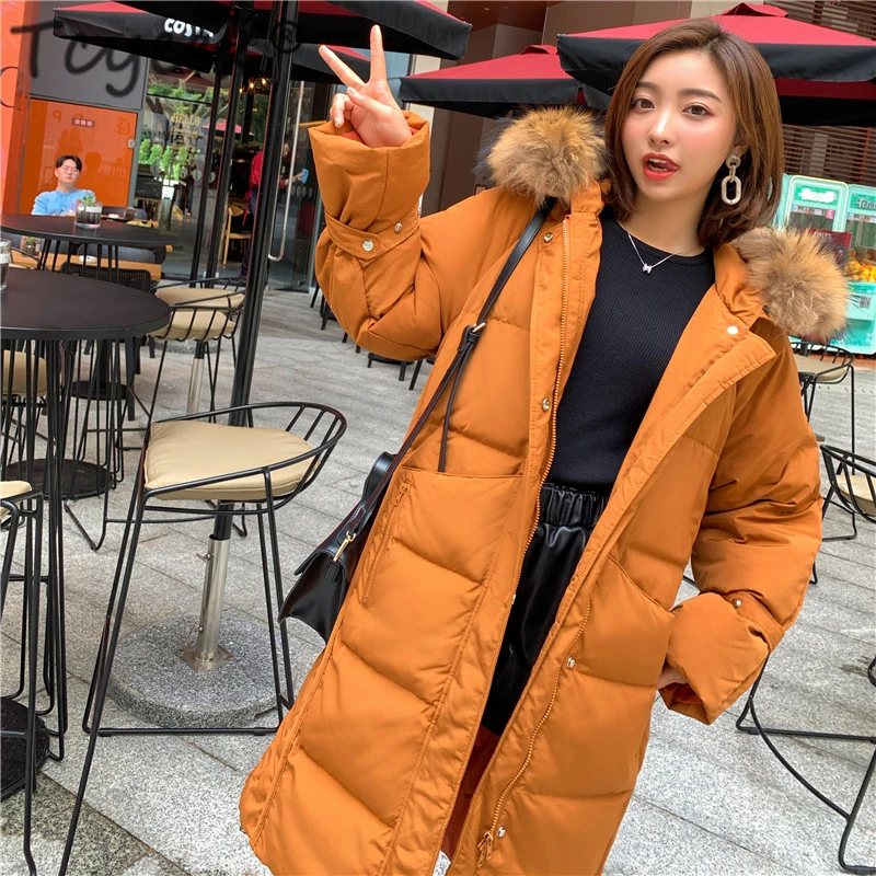 Tcyeek 2019 Brand Winter White Duck Down Jacket Women Long Down Parka Thick Warm Down Coat Female Outwear Jackets Hiver LW1613
Tcyeek 2019 Brand Winter White Duck Down Jacket Women Long Down Parka Thick Warm Down Coat Female Outwear Jackets Hiver LW1613