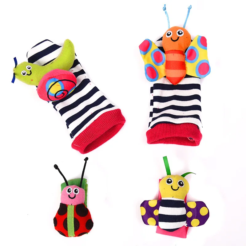 Infant Insect Wrist Rattle Educational Toy Baby Watch Band Socks Rattle Snail Butterfly Socks
Infant Insect Wrist Rattle Educational Toy Baby Watch Band Socks Rattle Snail Butterfly Socks