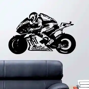 Moto GP Motorcycle Racing Sticker Valentino Rossi Decal Posters Vinyl Wall Autobike Pegatina Decor Mural 
Moto GP Motorcycle Racing Sticker Valentino Rossi Decal Posters Vinyl Wall Autobike Pegatina Decor Mural