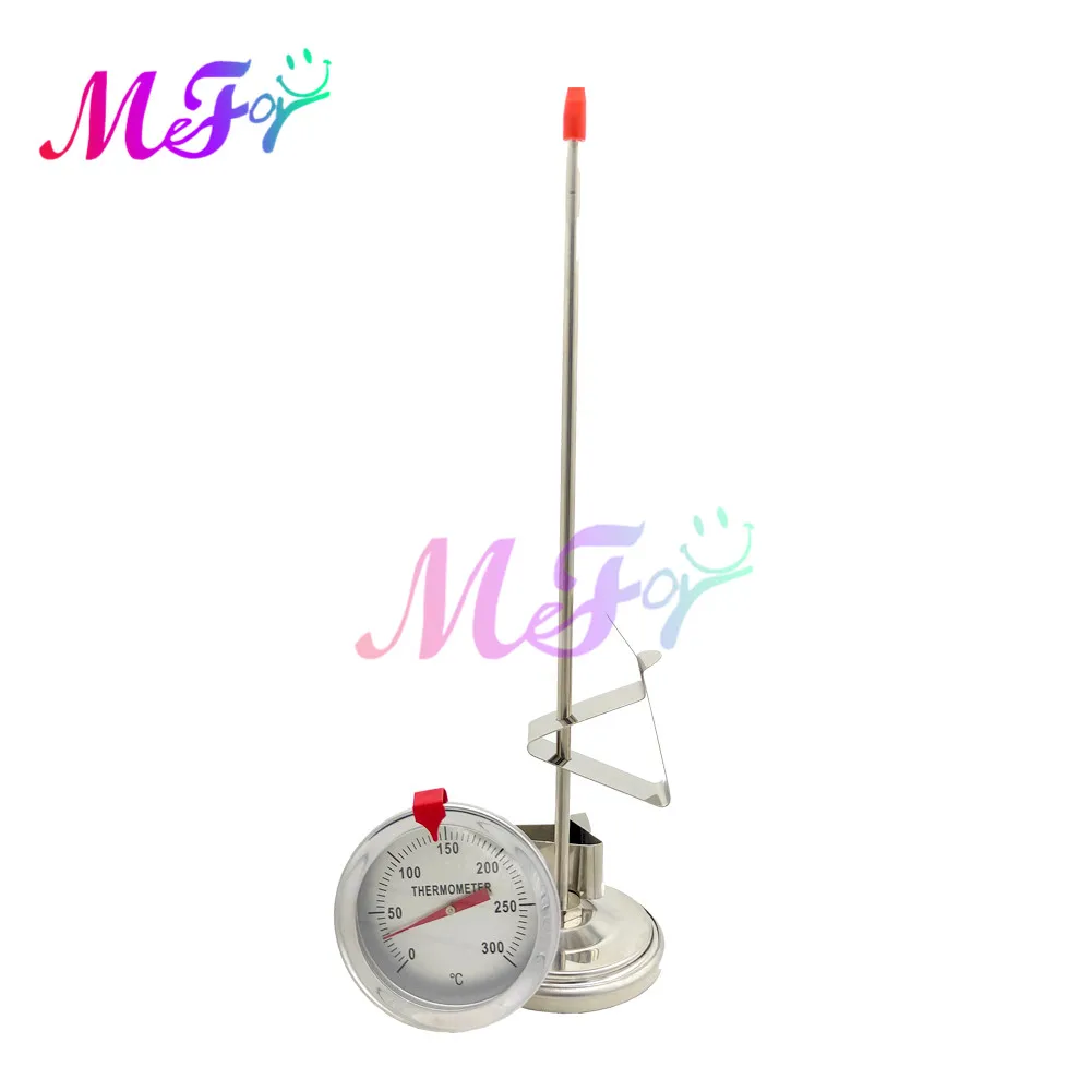 0℃~300℃ 150MM 300MM Stainless Steel Probe Type Home Kitchen Oil Thermometers Food Meat Water Thermometer with Bracket Outdoor 
0℃~300℃ 150MM 300MM Stainless Steel Probe Type Home Kitchen Oil Thermometers Food Meat Water Thermometer with Bracket Outdoor