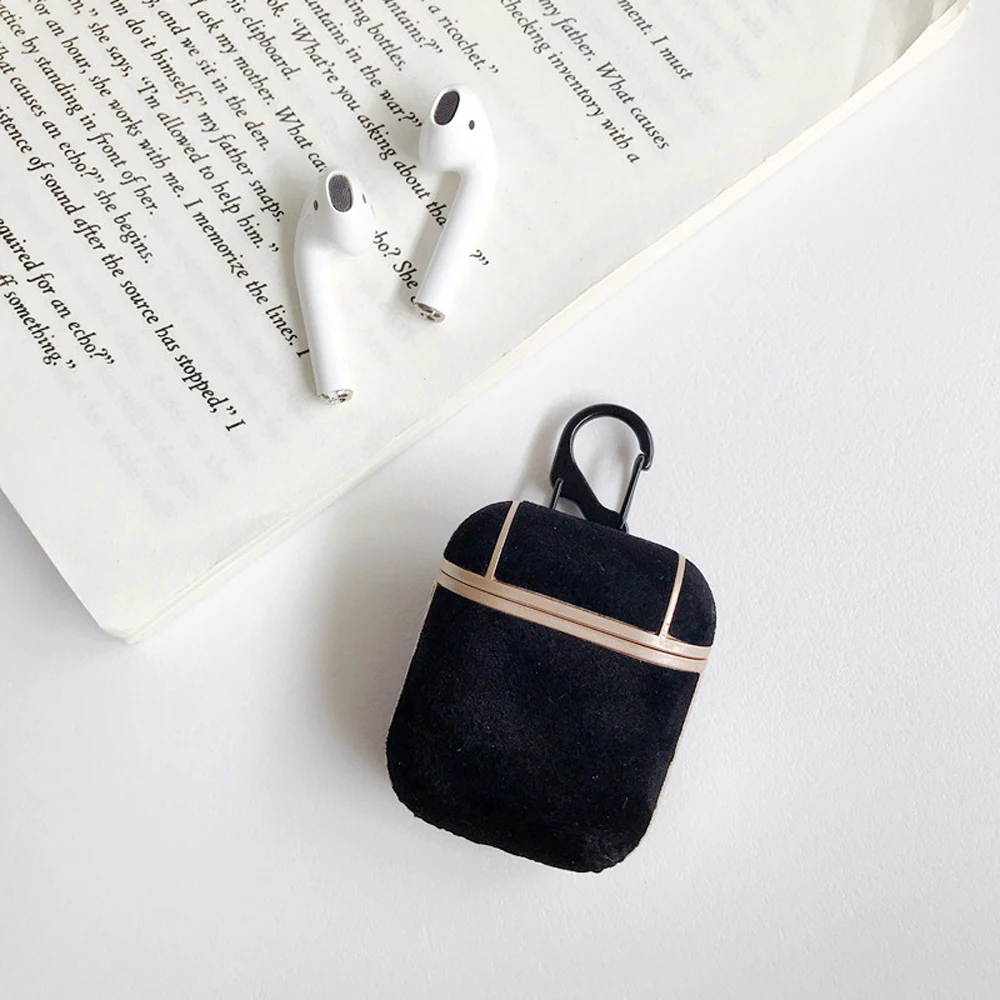 Новый кожаный чехол для наушников AirPods 1/2 защитный беспроводных Bluetooth Apple Air pods с