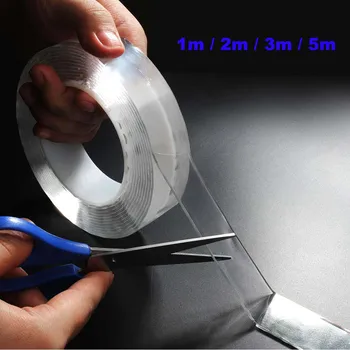 1/2/3/5m Reusable Double Sided Adhesive Nano Traceless Tape Removable Sticker Washable Adhesive Loop Disks Tie Glue Gadget
1/2/3/5m Reusable Double Sided Adhesive Nano Traceless Tape Removable Sticker Washable Adhesive Loop Disks Tie Glue Gadget