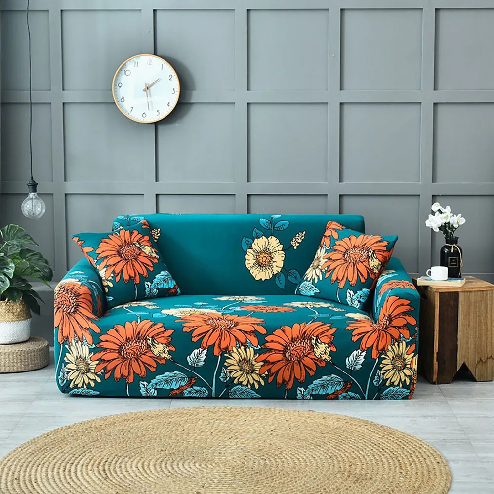 Elastic Corner Sofa Cover Full Coverage Sofa Cover For Living Room The Bedroom Soft 1/2/3/4 Seater Floral Printing Couch Cover 
Elastic Corner Sofa Cover Full Coverage Sofa Cover For Living Room The Bedroom Soft 1/2/3/4 Seater Floral Printing Couch Cover