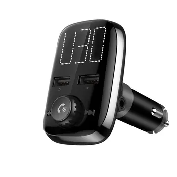 BT74 Car FM Transmitter Handsfree Car Kit Radio FM Modulator Aux Input/Output Mp3 Music Player USB Charger
BT74 Car FM Transmitter Handsfree Car Kit Radio FM Modulator Aux Input/Output Mp3 Music Player USB Charger