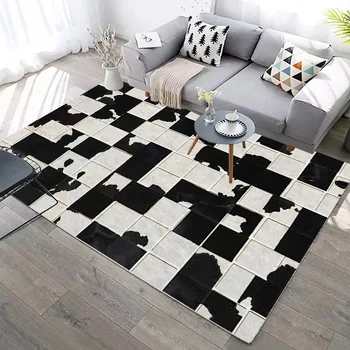 Imitation Cowhide Geometric Print Carpet For Living Room Bedroom Anti-slip Floor Mat Fashion Kitchen Carpet Area Rugs
Imitation Cowhide Geometric Print Carpet For Living Room Bedroom Anti-slip Floor Mat Fashion Kitchen Carpet Area Rugs