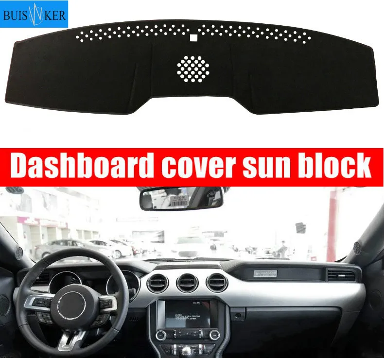 For Ford Mustang 2015 2016 2017 2018 Dashboard Mat Cover Dashmat Pad Sun Shade Instrument Protect Carpet Car Styling Accessories
For Ford Mustang 2015 2016 2017 2018 Dashboard Mat Cover Dashmat Pad Sun Shade Instrument Protect Carpet Car Styling Accessories