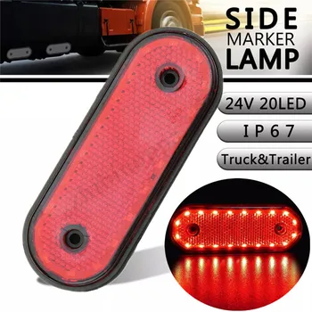 24V LED Trunk Light 20 LED Marker Lights Trailer Truck RV Boat Van Brake Stop Indicator Light Red Side Marker Light
24V LED Trunk Light 20 LED Marker Lights Trailer Truck RV Boat Van Brake Stop Indicator Light Red Side Marker Light