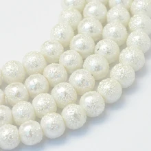 1Strand Baking Painted Textured Glass Pearl Round Bead Strands White 8~9mm Hole: 1mm about 105pcs/strand 31.4 inch
1Strand Baking Painted Textured Glass Pearl Round Bead Strands White 8~9mm Hole: 1mm about 105pcs/strand 31.4 inch