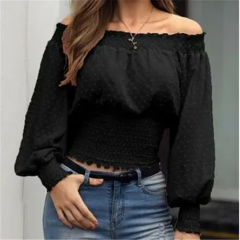 2019 New Autumn Women Off Shoulder Shirts Ladies Tops Long Sleeve Shirts Females Slim Casual Blouses Hot Selling Woman's New Top
2019 New Autumn Women Off Shoulder Shirts Ladies Tops Long Sleeve Shirts Females Slim Casual Blouses Hot Selling Woman's New Top