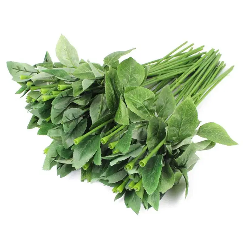 50pcs Artificial Fake Rose Flower Stems For Diy Handmade Bouquet Flower Leaf Vein Wedding Home Decoration
50pcs Artificial Fake Rose Flower Stems For Diy Handmade Bouquet Flower Leaf Vein Wedding Home Decoration